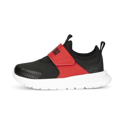 PUMA Evolve Slip On PS 男女中童休閒鞋-黑紅白-38913502