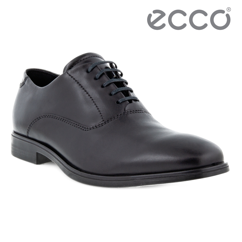 ECCO MELBOURNE 墨本質感正裝皮鞋 男鞋 黑色