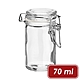 《VEGA》Boco扣式玻璃密封罐(70ml) | 保鮮罐 咖啡罐 收納罐 零食罐 儲物罐 product thumbnail 1