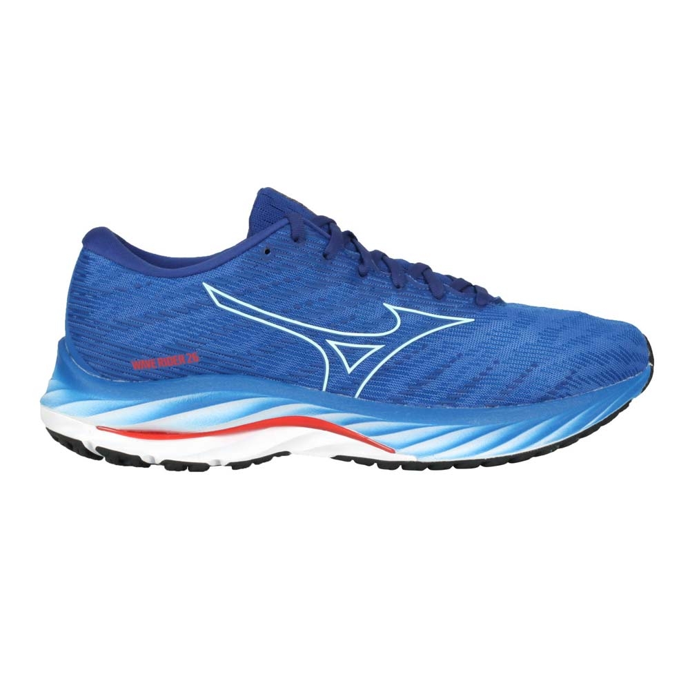 MIZUNO WAVE RIDER 26 SW 男慢跑鞋-4E-寬楦 美津濃 J1GC220405 藍水藍橘