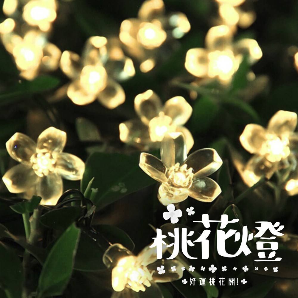 Dan Lighting點照明 太陽能 LED繽紛桃花燈 (四色) [限時下殺]