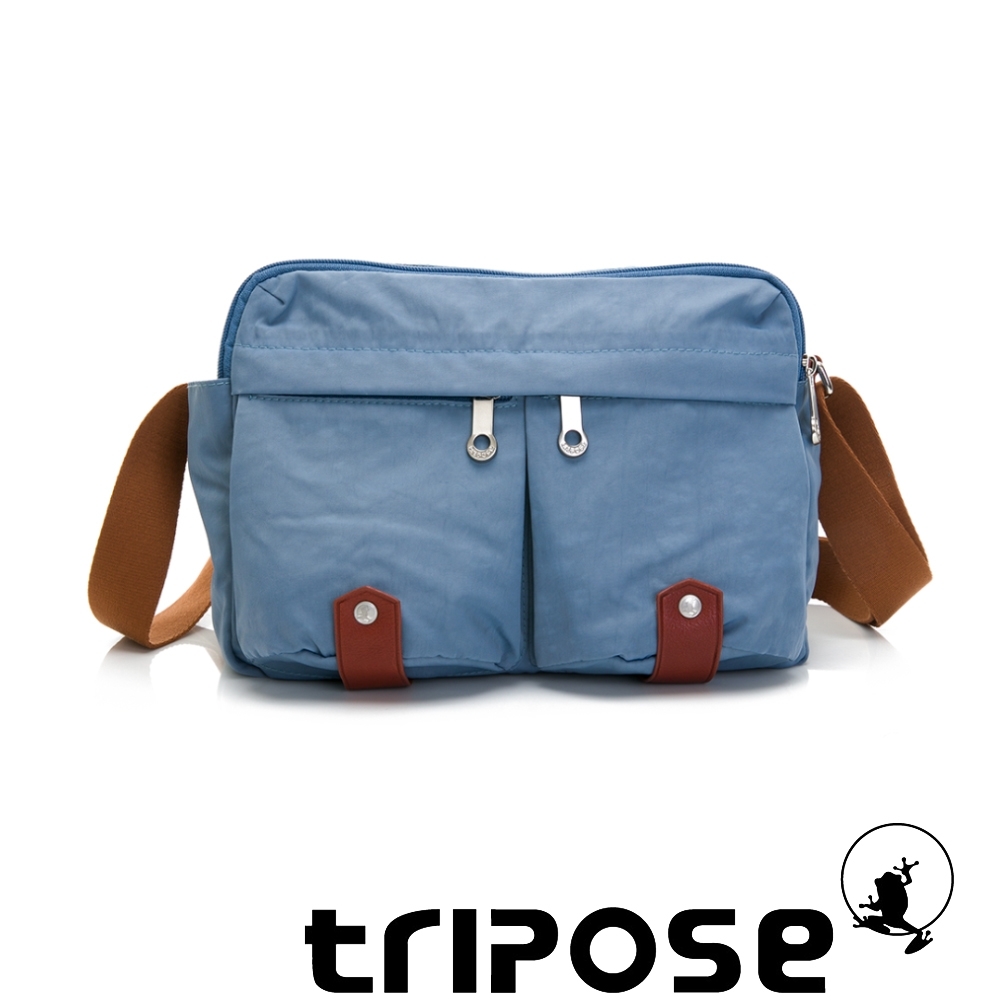 tripose MOVE系列多格層機能斜背包 天空藍