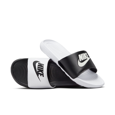 NIKE 拖鞋 男鞋 運動 VICTORI ONE SLIDE MIX 黑白 DD0234-100