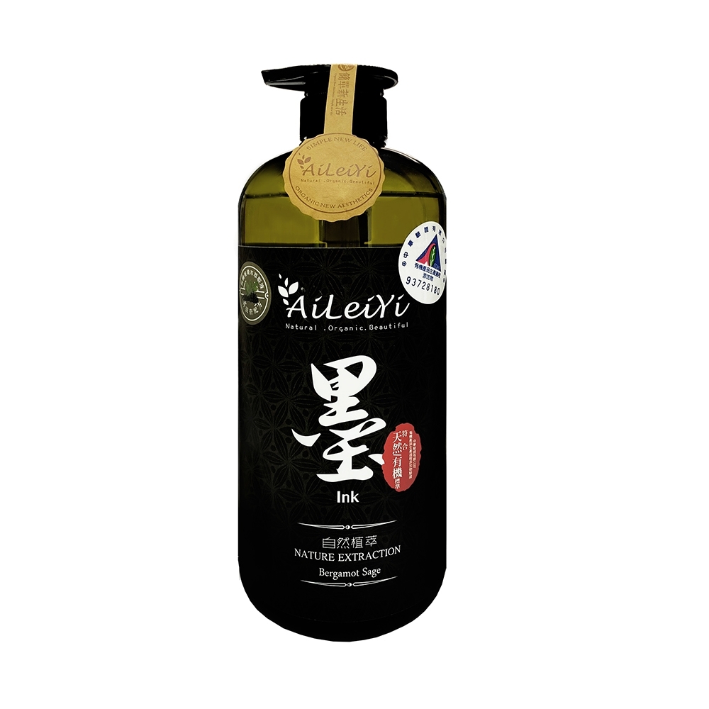 AiLeiYi洋甘菊潤膚沐浴精-墨/佛手柑鼠尾草1000ml