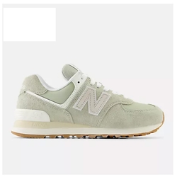 New Balance 574系列 女復古休閒運動鞋-淺綠色-WL574QD2-B