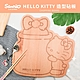 【收納王妃】Sanrio 三麗鷗 Hello Kitty 造型砧板 木頭砧板 product thumbnail 1