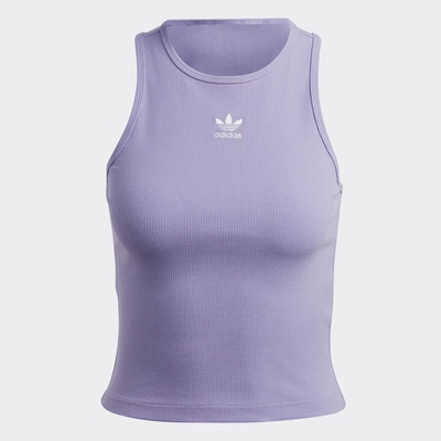 adidas 背心 女款 運動背心 慢跑 亞規 三葉草 紫 IB9112