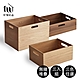 【好物良品】 三入組_高品質日本原木整理收納箱置物盒(3款任選) 實木 無印 收納箱 整理術 收納盒 product thumbnail 1