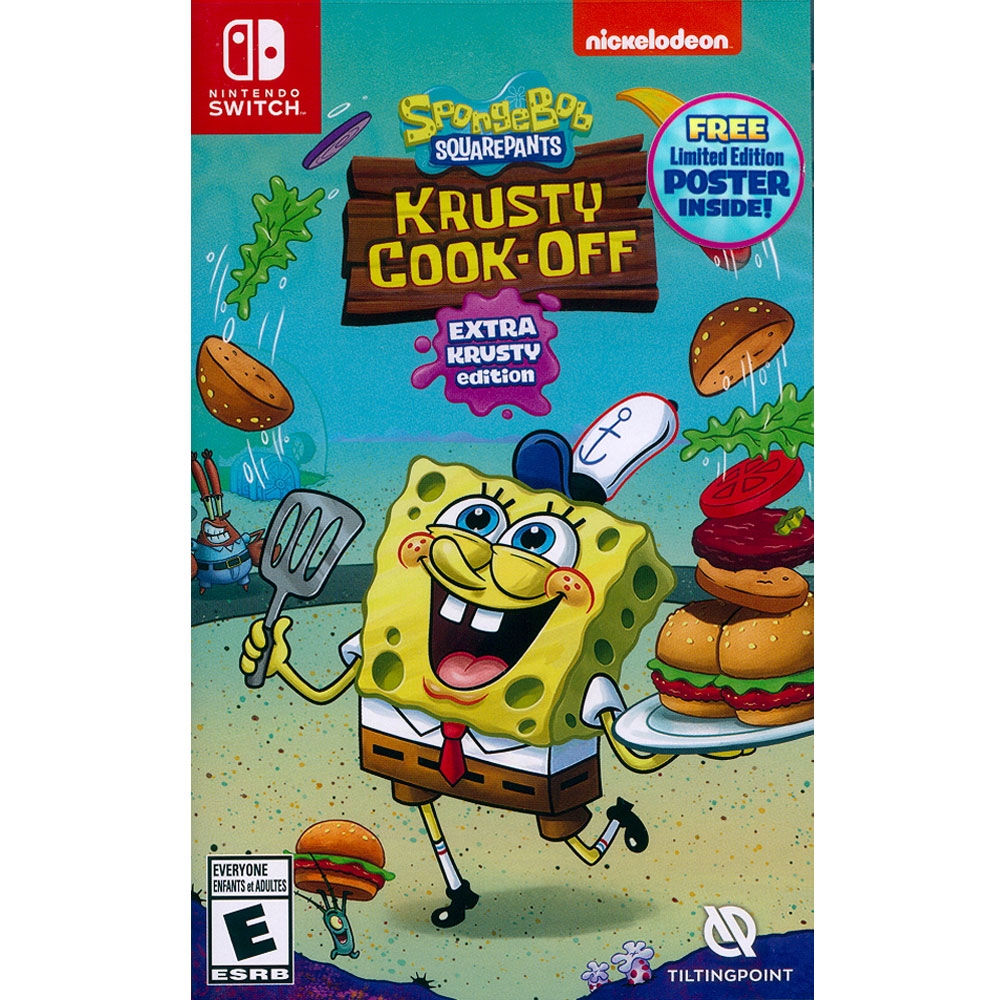 海綿寶寶：蟹堡王烹飪大挑戰 超大蟹堡王版 SpongeBob Squarepants : Krusty Cook-Off  - NS Switch 中英日文美版