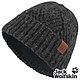 Jack wolfskin飛狼 交叉針織紋內刷毛保暖帽 羊毛帽『黑』 product thumbnail 1