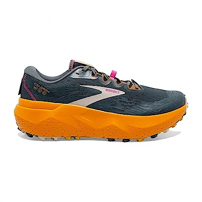 Brooks Caldera 6 [1103791D042] 男 慢跑鞋 登山 越野 戶外 火山口系列6代 穩定 灰橘