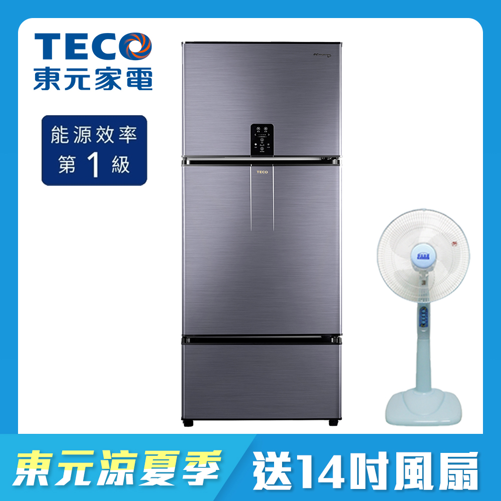 TECO東元 610L 1級變頻3門電冰箱 R6181VXHS
