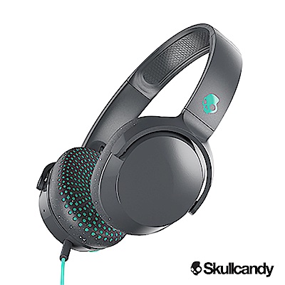 Skullcandy Riff 耳罩式有線耳機-深灰綠色(公司貨)