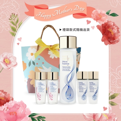 ESTEE LAUDER 雅詩蘭黛 原生露美肌透亮禮袋組[200ml+30mlX4]-母親節獻禮