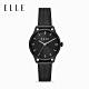 ELLE Monceau  堆積幸福滿滿腕錶 夜色黑不銹鋼練帶 34mm ELL21059 product thumbnail 1