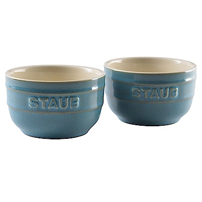 Staub 圓形醬料碗9cm(2入組)-綠松石