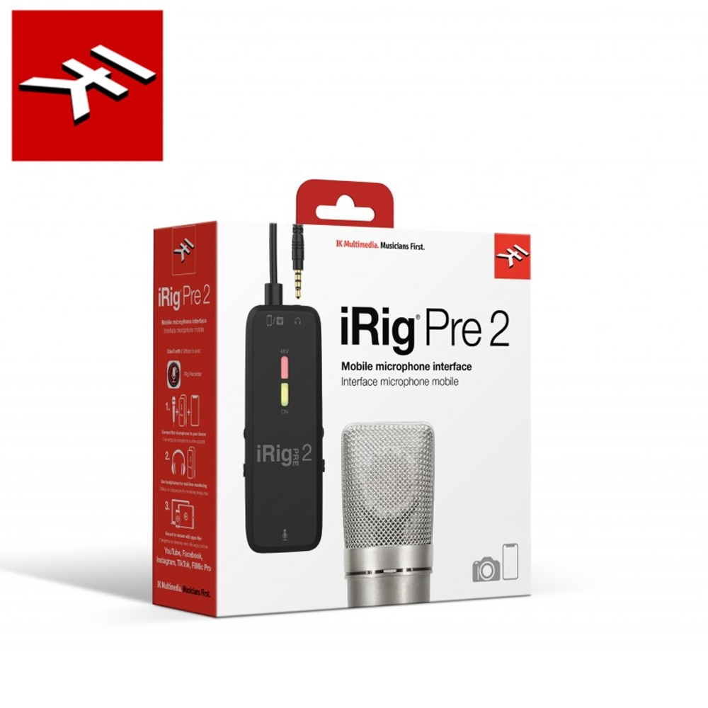 IK Multimedia iRig Pre 2 行動錄音介面