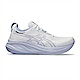 Asics GEL-Nimbus 26 [1012B601-100] 女 慢跑鞋 運動 路跑 緩衝 耐磨 透氣 白 淺藍 product thumbnail 1