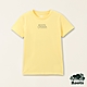 Roots女裝-星際遨遊系列 流星雨有機棉短袖T恤-黃色 product thumbnail 1