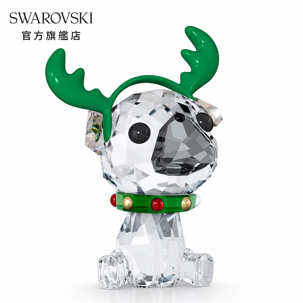 SWAROVSKI 施華洛世奇Holiday Cheers八哥犬