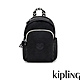 Kipling 黑色人字纹拼接拉鍊式小巧收納後背包-DELIA MINI product thumbnail 1