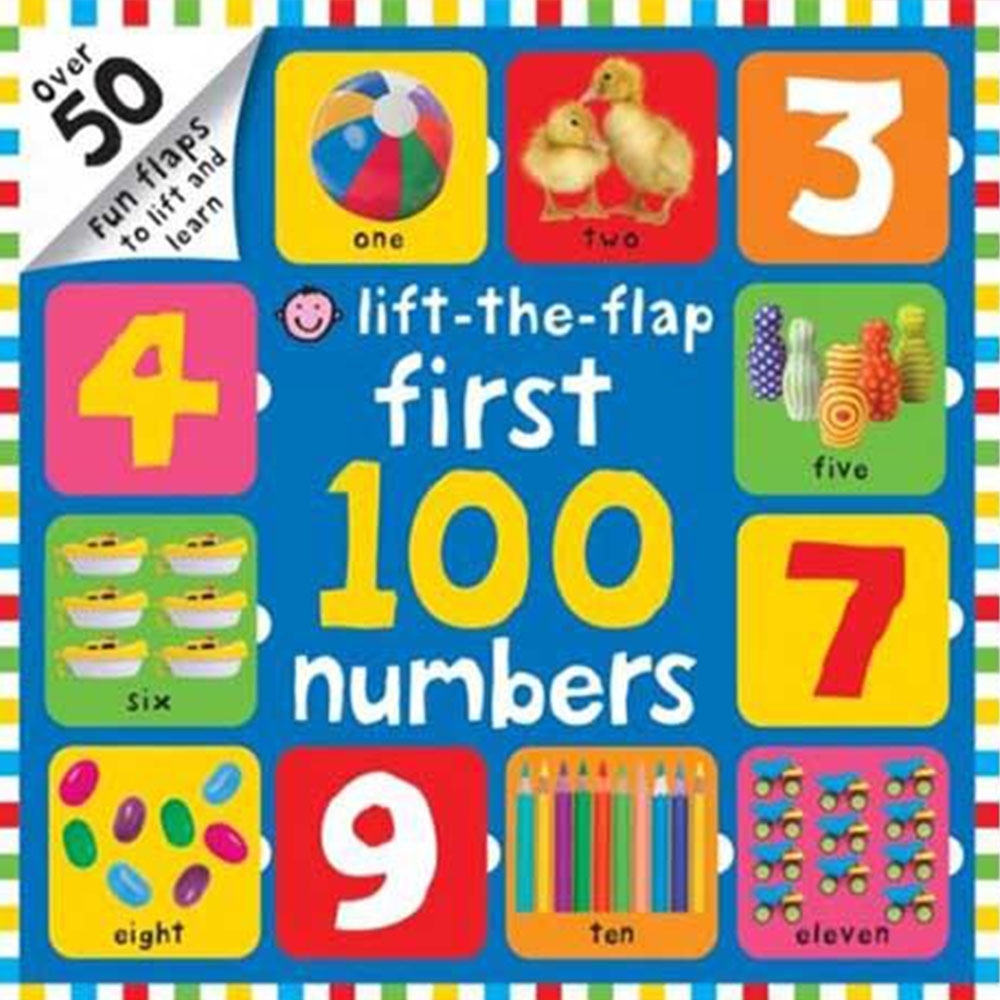 Lift-The-Flap First 100 Numbers 硬頁翻翻操作書(英國版)