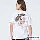 日本藍 BLUE WAY – 金標七彩天鵝女款短TEE(白) product thumbnail 1