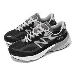 New Balance 休閒鞋 990 V6 D 寬楦 女鞋 黑 銀 美製 麂皮 反光 復古 運動鞋 NB 紐巴倫 W990BK6-D