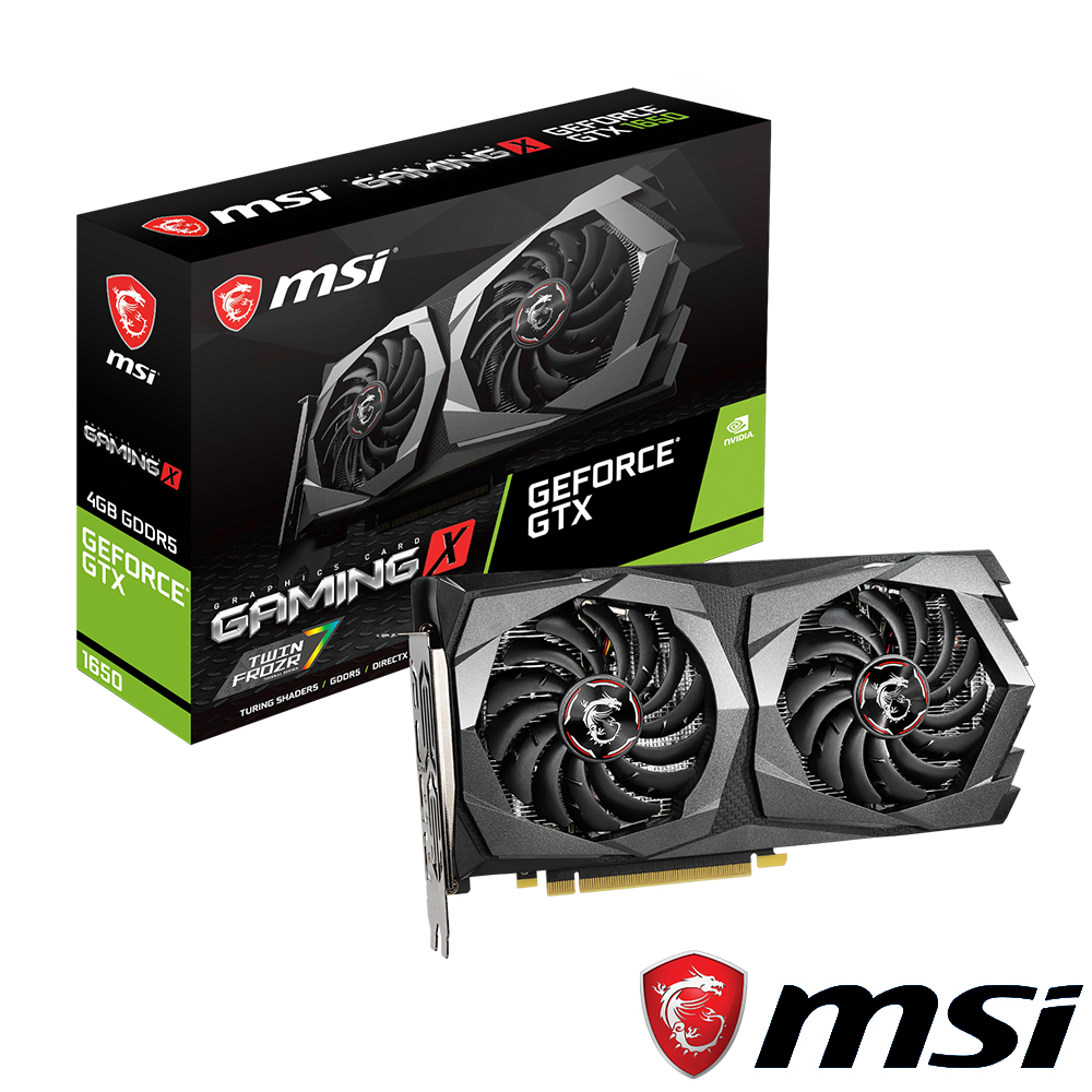 MSI微星 GeForce GTX 1650 GAMING X 4G 顯示卡