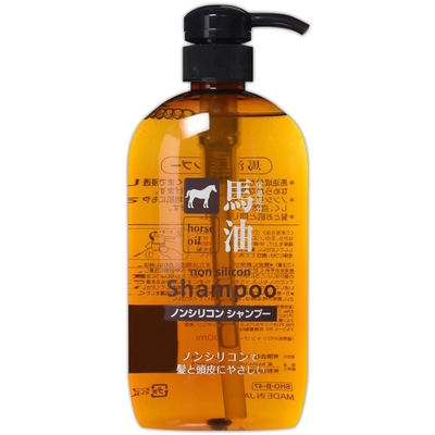 日本熊野 馬油洗髮精600ml(無矽靈)