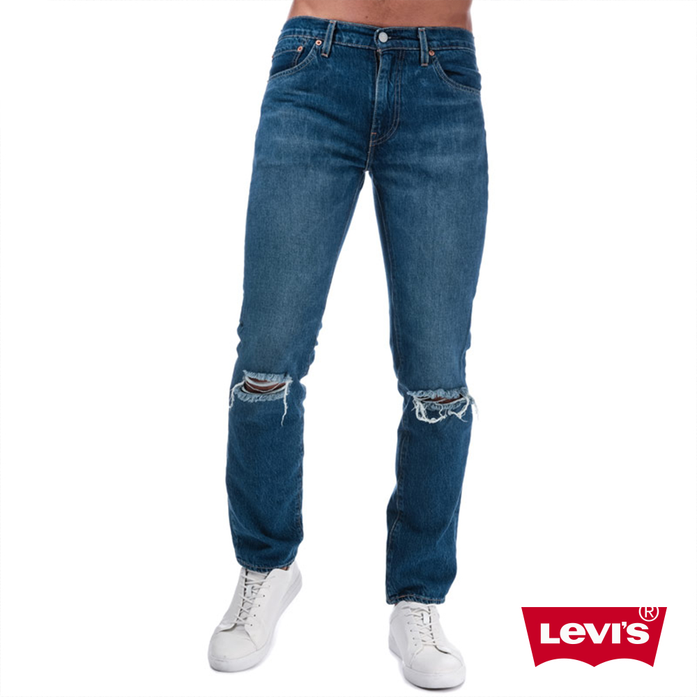 Levis 男款 511 低腰修身窄管牛仔長褲 破壞