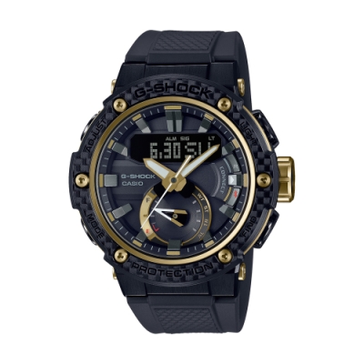 CASIO卡西歐 G-SHOCK 碳纖維錶圈 GST-B200X-1A9_49.2mm