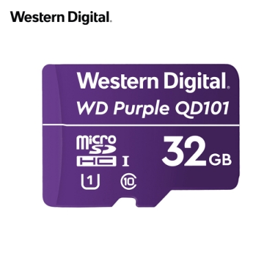 WD 紫標 MicroSDHC 32GB 高耐寫監控記憶卡