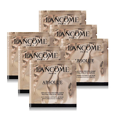 LANCOME 蘭蔻 絕對完美黃金玫瑰修護眼部活粹1mlX6