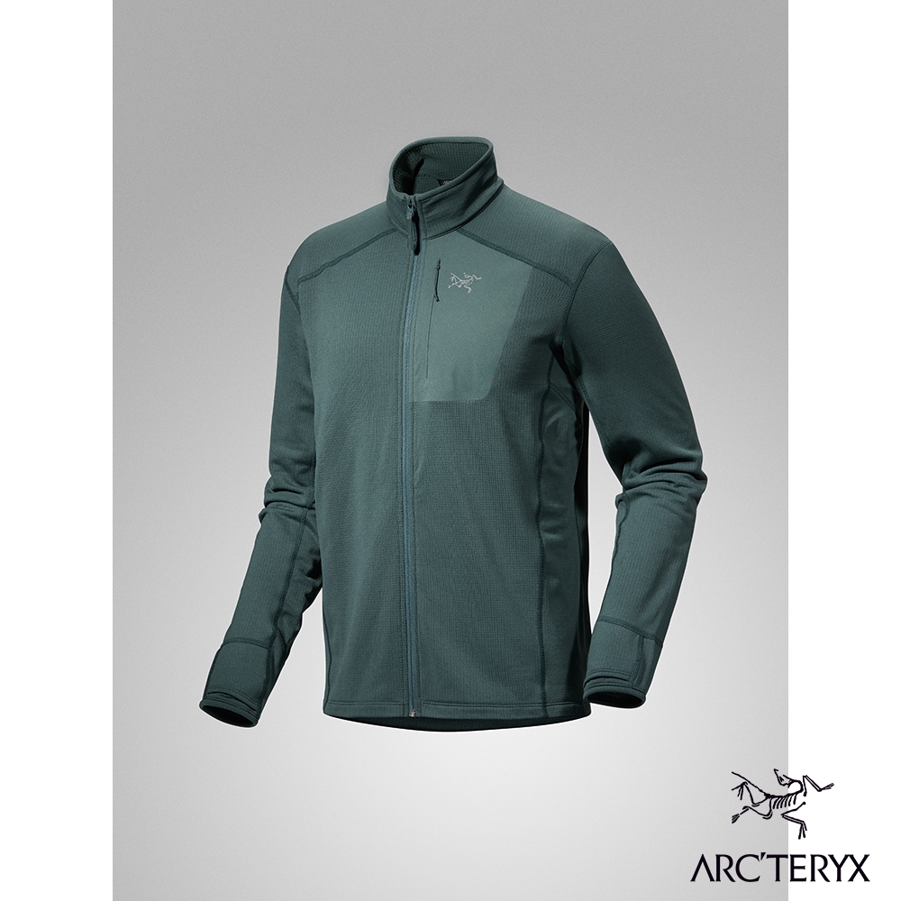 Arcteryx 始祖鳥 男 Delta 刷毛外套 篷車灰