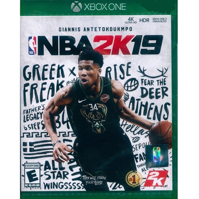 勁爆美國職籃 2K19 NBA 2K19 - XBOX ONE 中英文美版