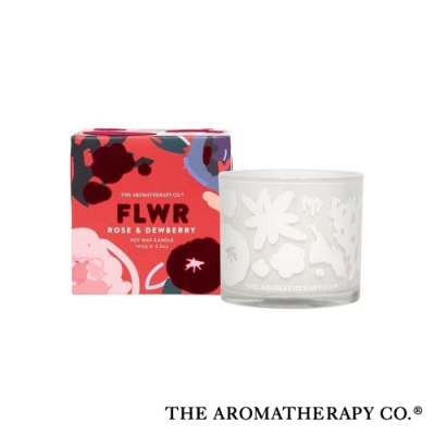 The Aromatherapy Co. 紐西蘭天然香氛 FLWR花卉系列 玫瑰野莓 Rose and Dewberry 100g 香氛蠟燭
