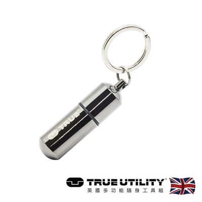 TRUE UTILITY 英國多功能防水輕巧打火機鑰匙圈FireStash-吊卡版(TU262K)