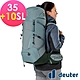 【deuter 德國】AIRCONTACT CORE 35+10SL拔熱式透氣背包3350022頁岩灰/長途登山包/自助背包客/休閒旅遊包 product thumbnail 1