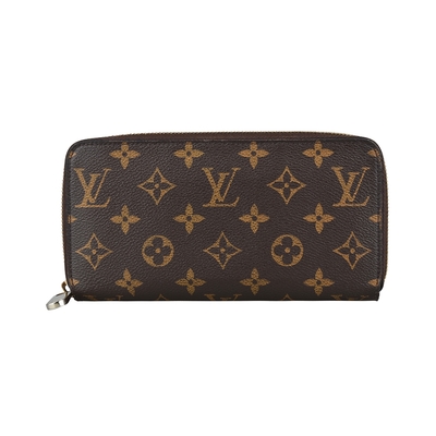 二手品 Louis Vuitton ZIPPY Monogram帆布拉鍊8卡長夾