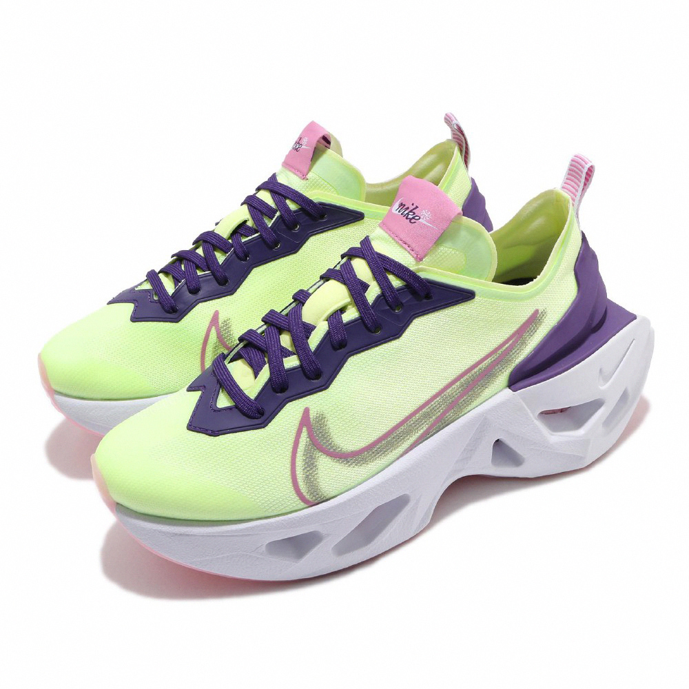 Nike 休閒鞋 ZoomX Vista Grind 女鞋 舒適 增高 氣墊 綠 紅 CT8919700