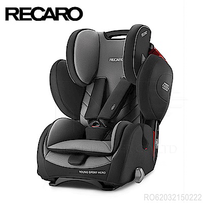 德國《RECARO》Young Sport Hero成長型汽座-經典黑