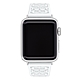 COACH Apple Watch 錶帶 38/40/41mm適用 母親節禮物 送禮推薦- 白色珠光矽膠錶帶(不含手錶) product thumbnail 1