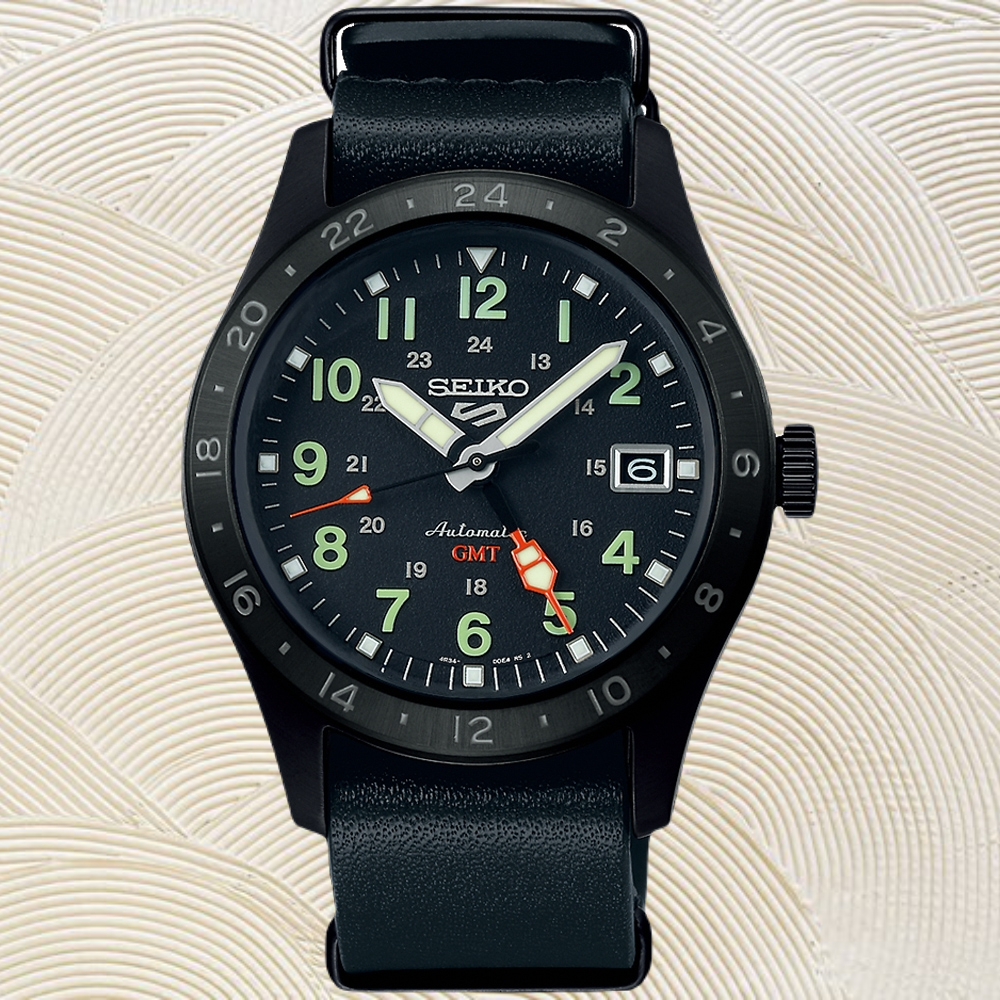 SEIKO 5 Sports 精工 GMT機械腕錶 SSK025K1/4R34-00C0C (SK034)