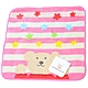 RAINBOW BEAR 日本製可愛小熊LOGO小方巾(橫條星星熊/粉紅) product thumbnail 1