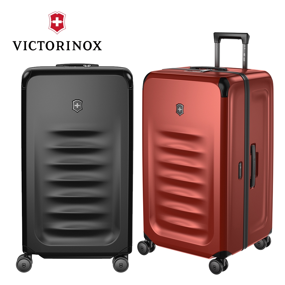 VICTORINOX 瑞士維氏Spectra 3.0 Trunk 29吋大型行李箱 / 旅行箱-黑/紅色