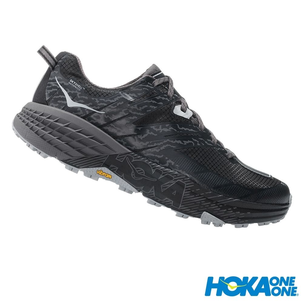 HOKA ONE ONE 男Speedgoat 3 防水野跑鞋黑灰雨| 其他專業球鞋| Yahoo