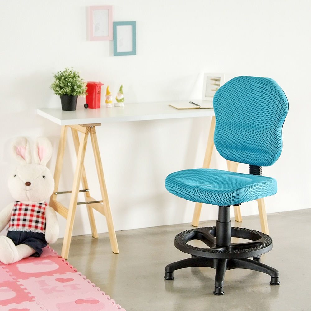 完美主義 艾曼達兒童腳踏成長椅/電腦椅(6色)