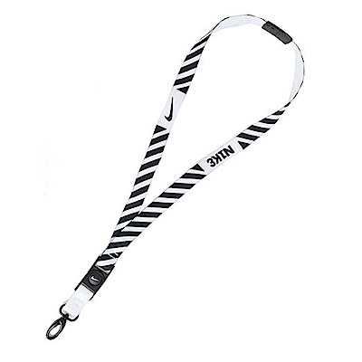 NIKE BREAKAWAY LANYARD [N0001624973NS] 識別證帶 可拆 耐用 舒適 40cm 黑白