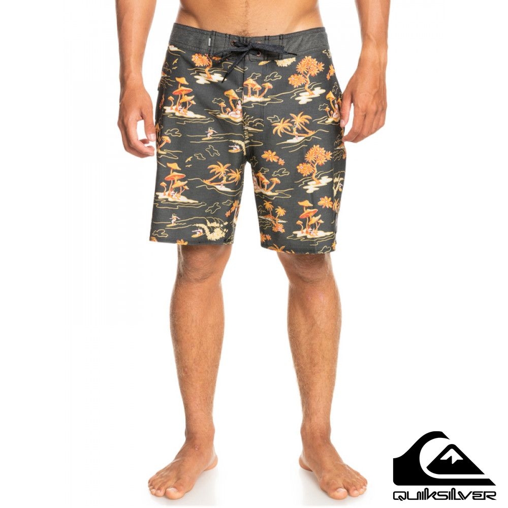 【QUIKSILVER】HEMPSTRETCH SIMPLE PLEASURES18衝浪褲黑色